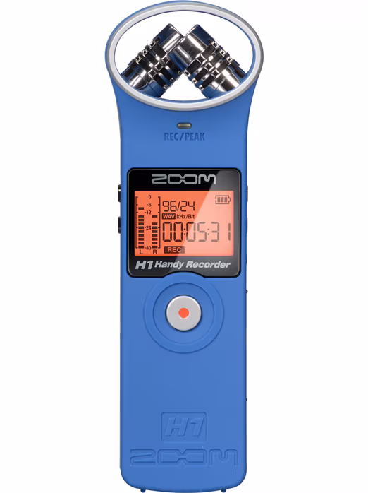 Zoom H1 Blue - Rekorder kieszonkowy