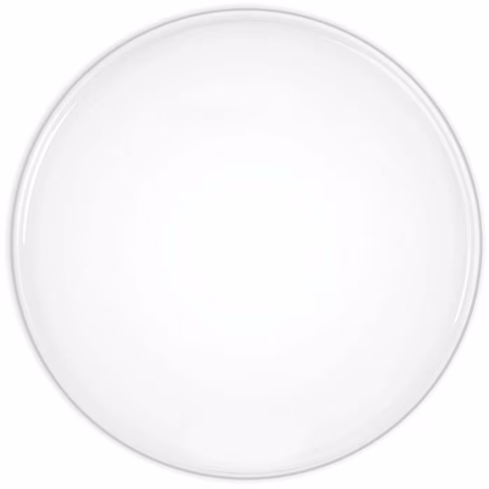 Evans 22" EQ3 Reso Smooth White bez loga - Naciąg rezonansowy do bębna basowego
