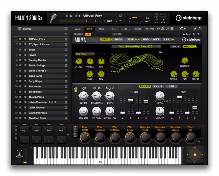 Steinberg Halion Sonic 3 - Oprogramowanie