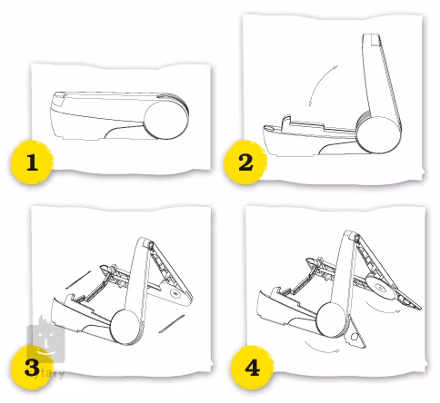 Ortega OPGS-1BK - Statyw gitarowy