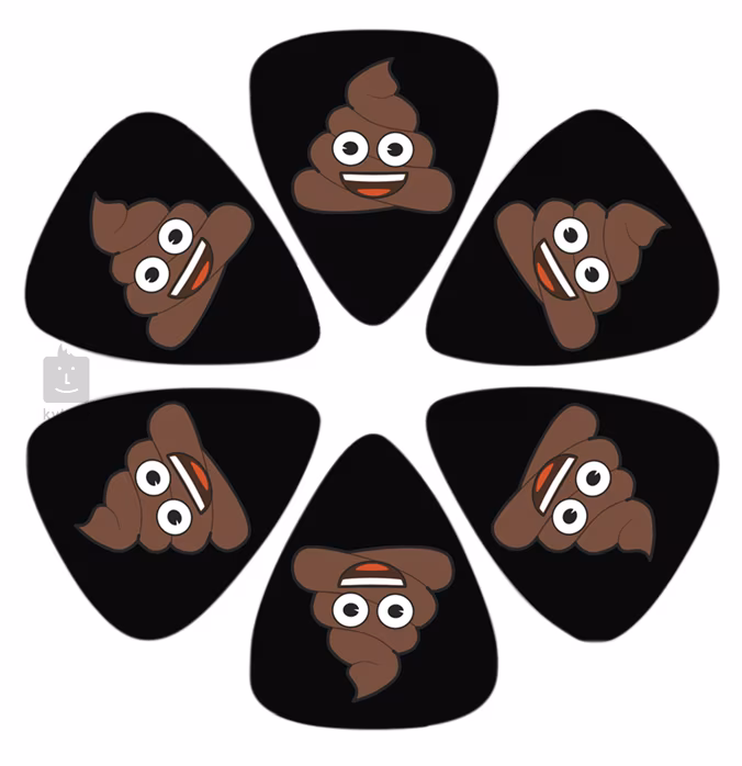 Perri's Leathers Emoji Picks IV Poo - Kostki
