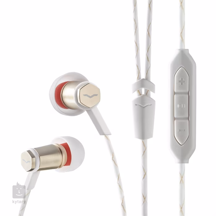 V-Moda Forza Metallo In-Ear Headphones (Rose Gold / IOS) (rozpakowane) - Słuchawki In-Ear