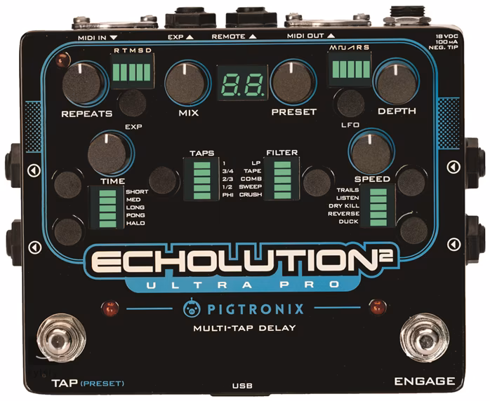 Pigtronix E2 Ultra Pro Echolution 2 Delay - Efekt gitarowy