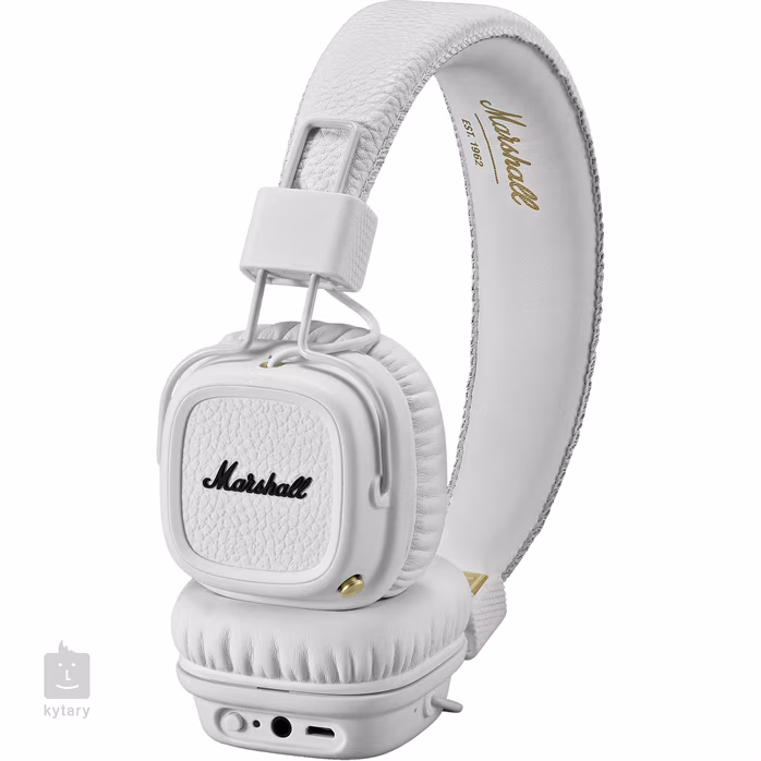 Marshall Major-II Bluetooth White - Słuchawki bezprzewodowy