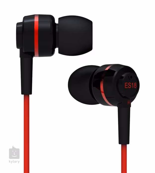 SoundMAGIC ES18 Black Red - Słuchawki In-Ear