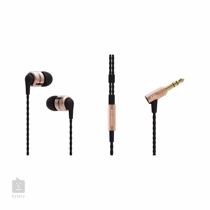 SoundMAGIC E80 Black Gold - Słuchawki In-Ear