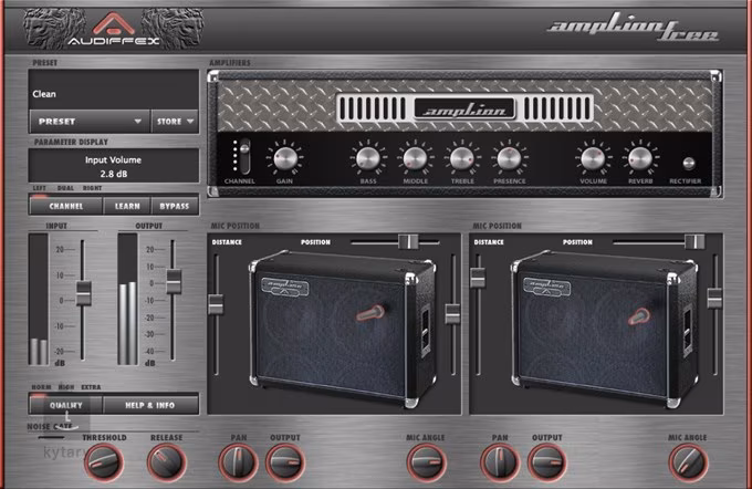 Audiffex AmpLion Pro - Oprogramowanie