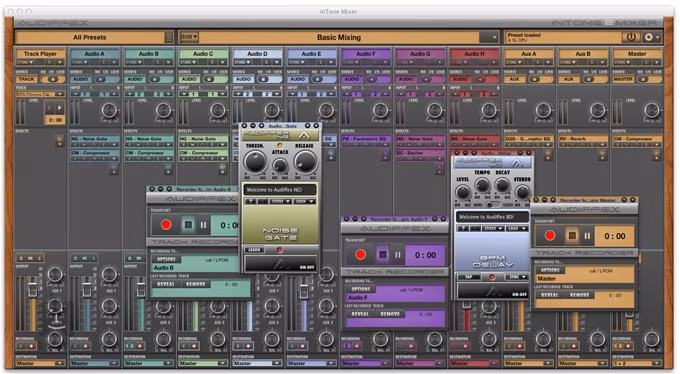 Audiffex inTone 2 - Oprogramowanie