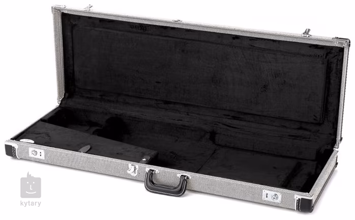 Fender G&G Deluxe Hardshell Case Black Tweed - Stratocaster/Telecaster - Futerał na gitarę elektryczną