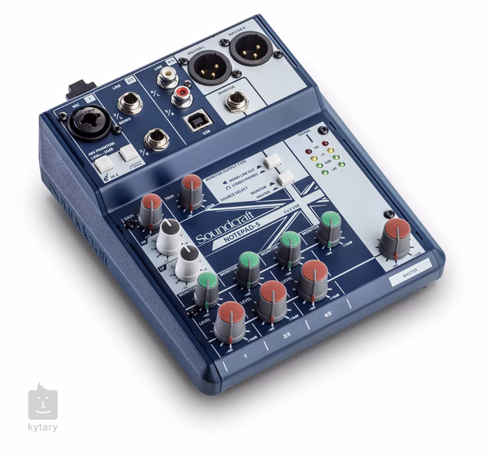 Soundcraft Notepad 5 - Analogowa konsoleta mikserska