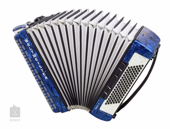 Weltmeister Topas IV 96 blue Ital. Reeds - Akordeon klawiszowy