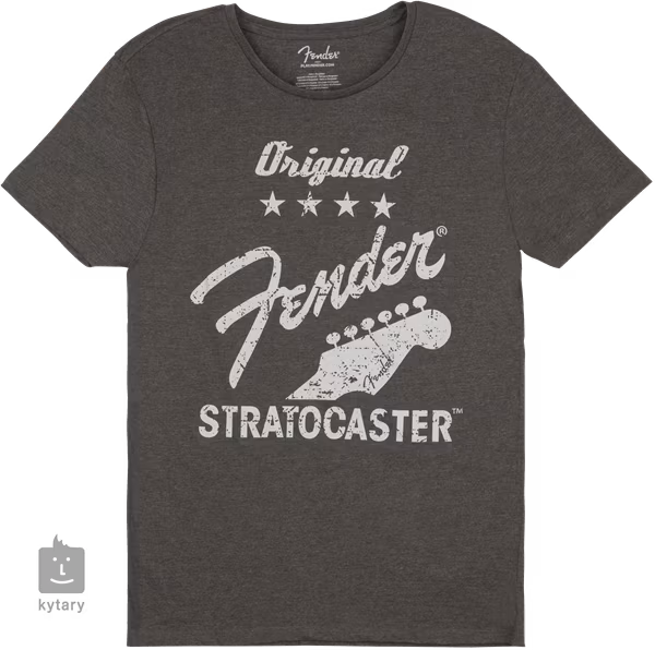Fender Original Stratocaster T-Shirt Charcoal Grey XL - Koszulka