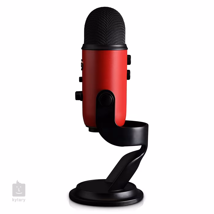 Blue Microphones Yeti Red - Mikrofon pojemnościowy USB