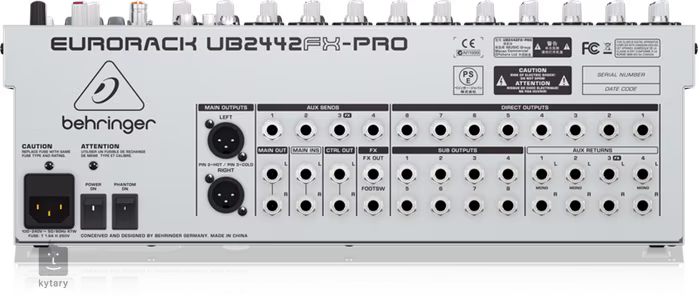 Behringer UB2442FX-PRO - Analogowa konsoleta mikserska