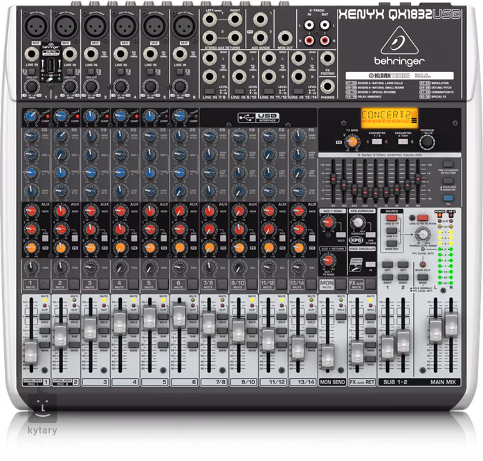 Behringer QX1832USB - Analogowa konsoleta mikserska