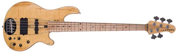 Lakland Skyline 55-02 Quilt Deluxe Spalted M (uszkodzone) - Elektryczna gitara basowa