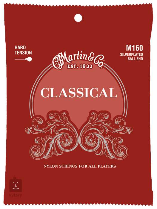 Martin Classical Hard Tension Ball End - Struny nylonowe do gitary klasycznej