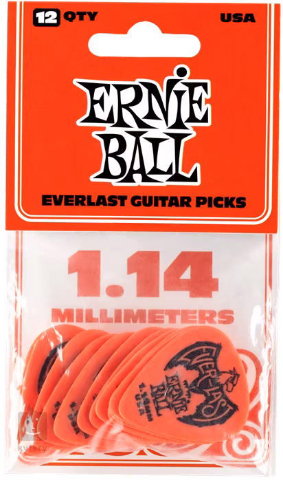 Ernie Ball Everlast Picks 1.14 Red - Kostki
