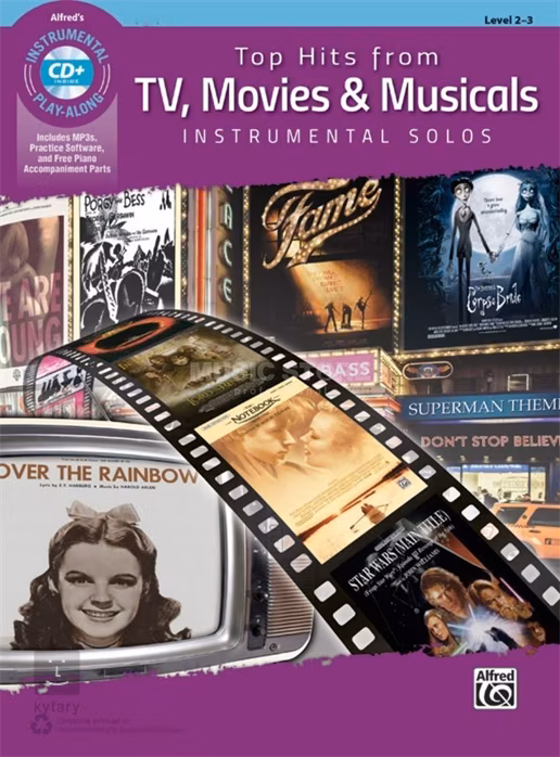 MS Alfred's Instrumental Play-Along: Top Hits From TV, Movies & Musicals - Nuty na skrzypce