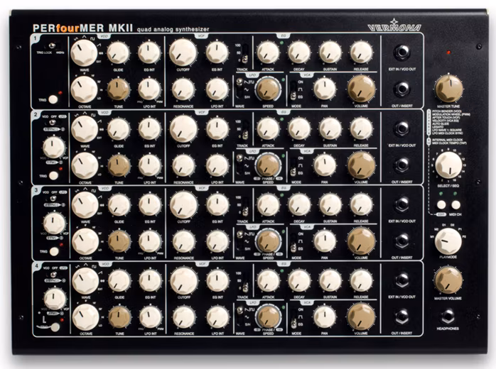 Vermona PERfourMER MKII CV/Gate - Syntezator analogowy