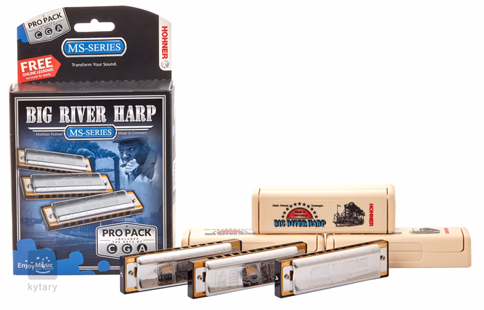 Hohner Big River Harp ProPack (C-, G-, A-major) - Zestaw harmonijek ustnych