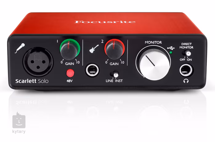 Focusrite Scarlett Solo 2nd Gen (rozpakowane) - Karta dźwiękowa USB