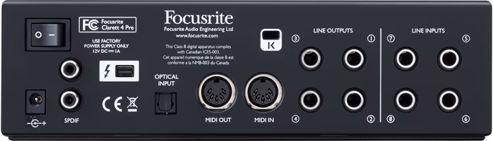 Focusrite Clarett 4 Pre - Karta dźwiękowa Thunderbolt