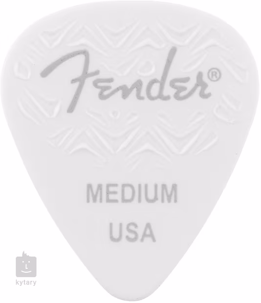 Fender Wavelength 351 Medium White - Kostki