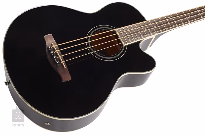 Ibanez AEB8E Black - Elektroakustyczna gitara basowa