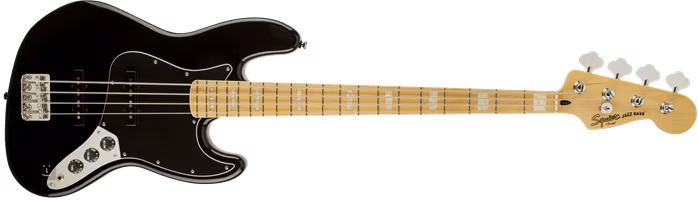 Fender Squier Vintage Modified Jazz Bass 77 MN BK - Elektryczna gitara basowa