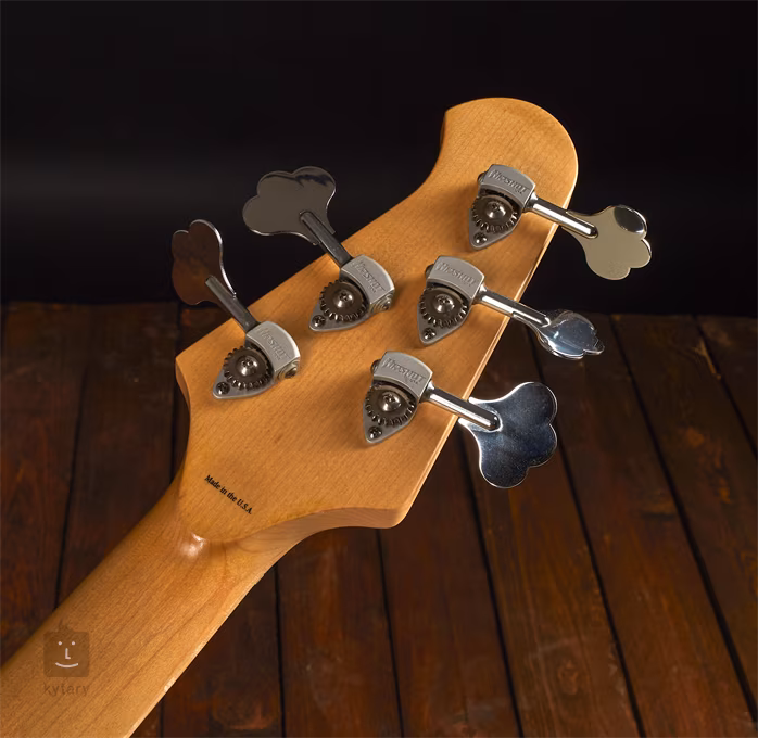 Lakland 55-94 Blue Buckeye Burl USA - Elektryczna gitara basowa