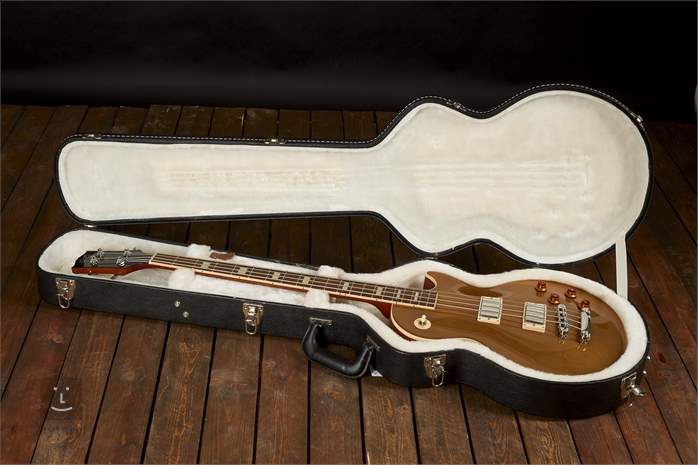 Gibson 2013 Les Paul Bass Gold Top - Elektryczna gitara basowa