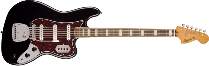 Fender Squier Classic Vibe Bass VI LFB BK - Barytonowa gitara elektryczna 