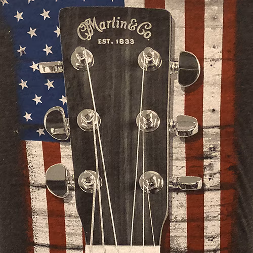 Martin T-Shirt American Flag L - Koszulka