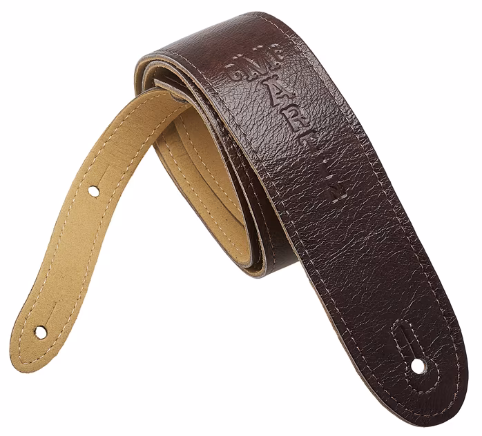 Martin Italian Leather Strap Brown - Pas gitarowy