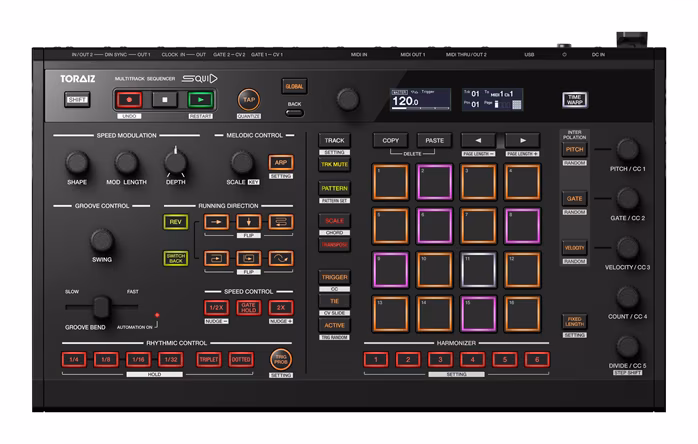 Pioneer DJ SQUID - Konstroler USB/MIDI, sequencer