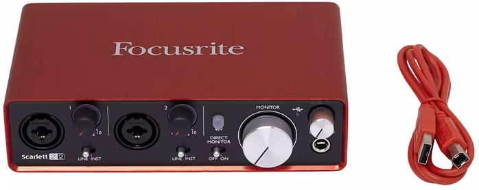 Focusrite Scarlett 2i2 2nd Gen - Karta dźwiękowa USB