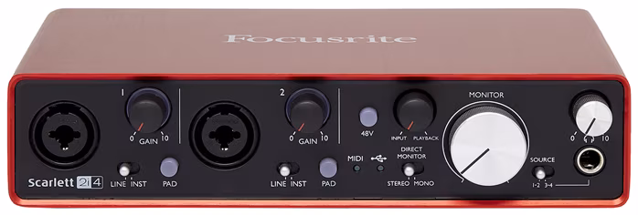 Focusrite Scarlett 2i4 2nd Gen - Karta dźwiękowa USB