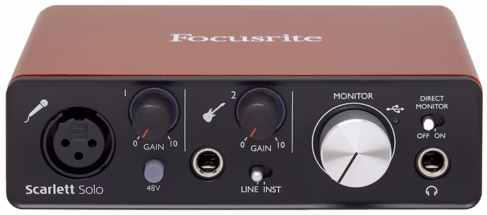 Focusrite Scarlett Solo 2nd Gen (używane) - Karta dźwiękowa USB