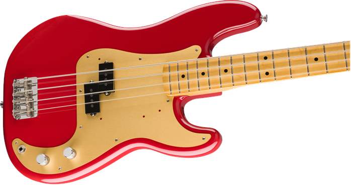 Fender Vintera '50s Precision Bass®, Maple Fingerboard, Dakota Red - Elektryczna gitara basowa
