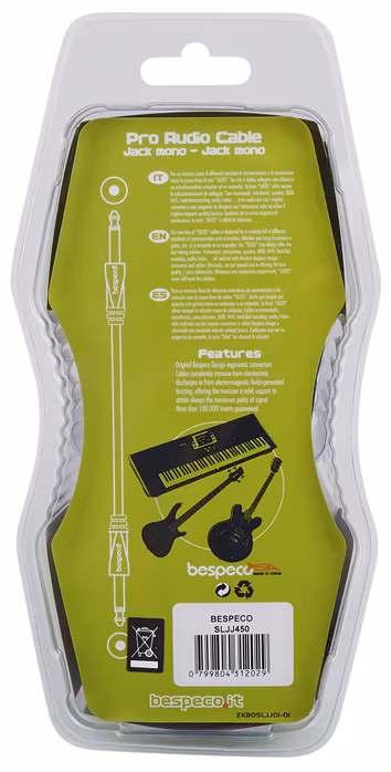 Bespeco SLJJ450 - Kabel instrumentalny