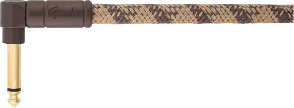 Fender Festival Instrument Cable 10' Pure Hemp Brown Stripe - Kabel instrumentalny