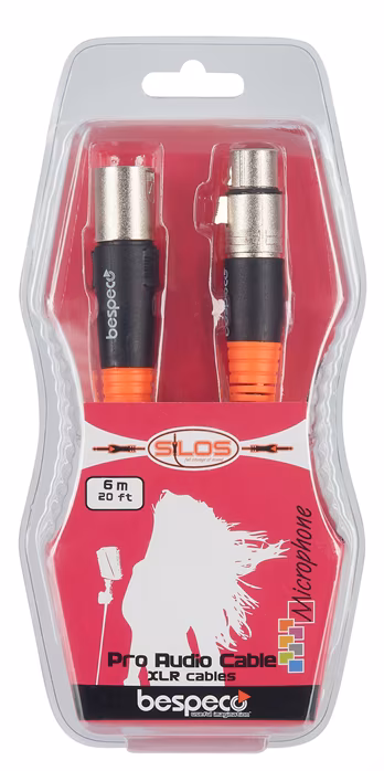 Bespeco SLFM600 - Kabel mikrofonowy