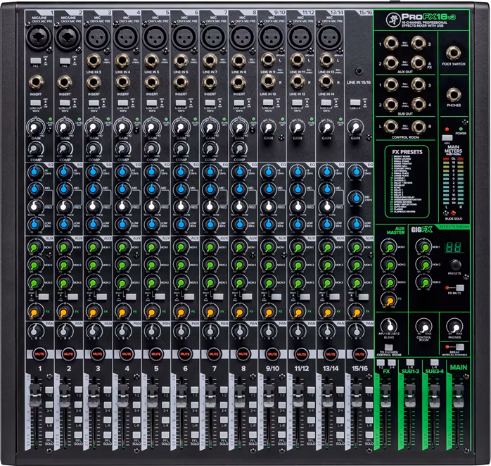 Mackie ProFX16v3 - Analogowa konsoleta mikserska