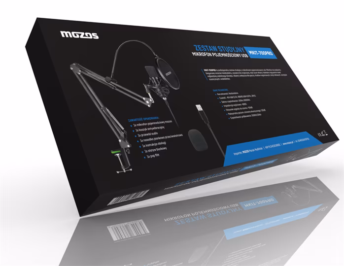 Mozos MKIT-700PRO (używane) - Mikrofon pojemnościowy USB