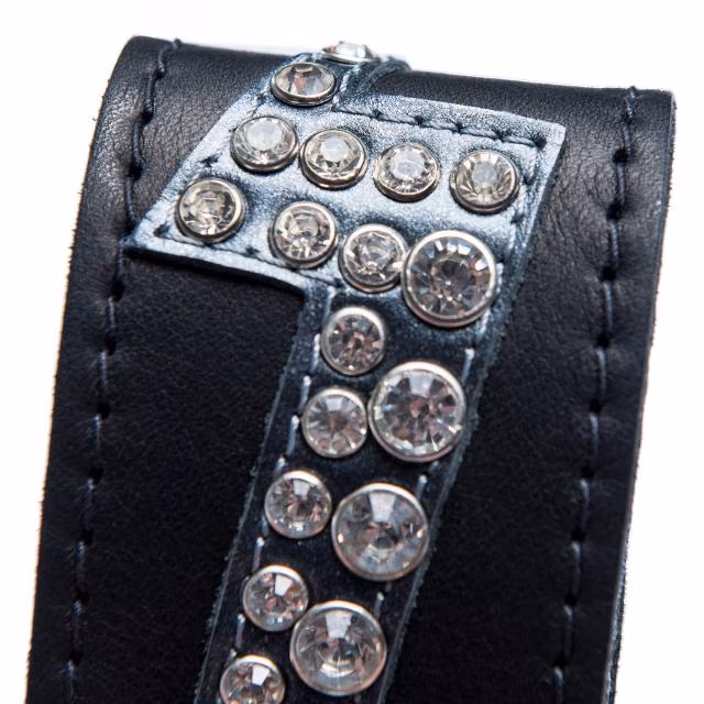 Richter Raw II Lightning Black/Titan Rhinestone - Pas gitarowy