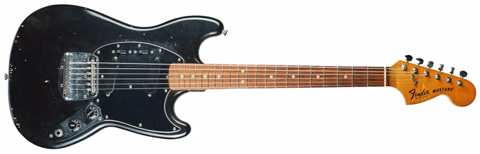Fender 1978 Mustang Black Refinished - Gitara elektryczna
