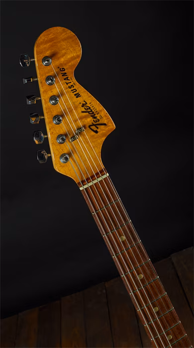 Fender 1978 Mustang Black Refinished - Gitara elektryczna