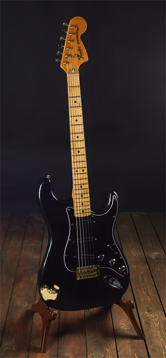 Fender 1977 Stratocaster BK - Gitara elektryczna