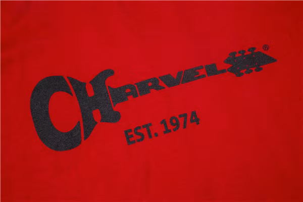 Charvel Guitar Logo T-Shirt Red M - Koszulka